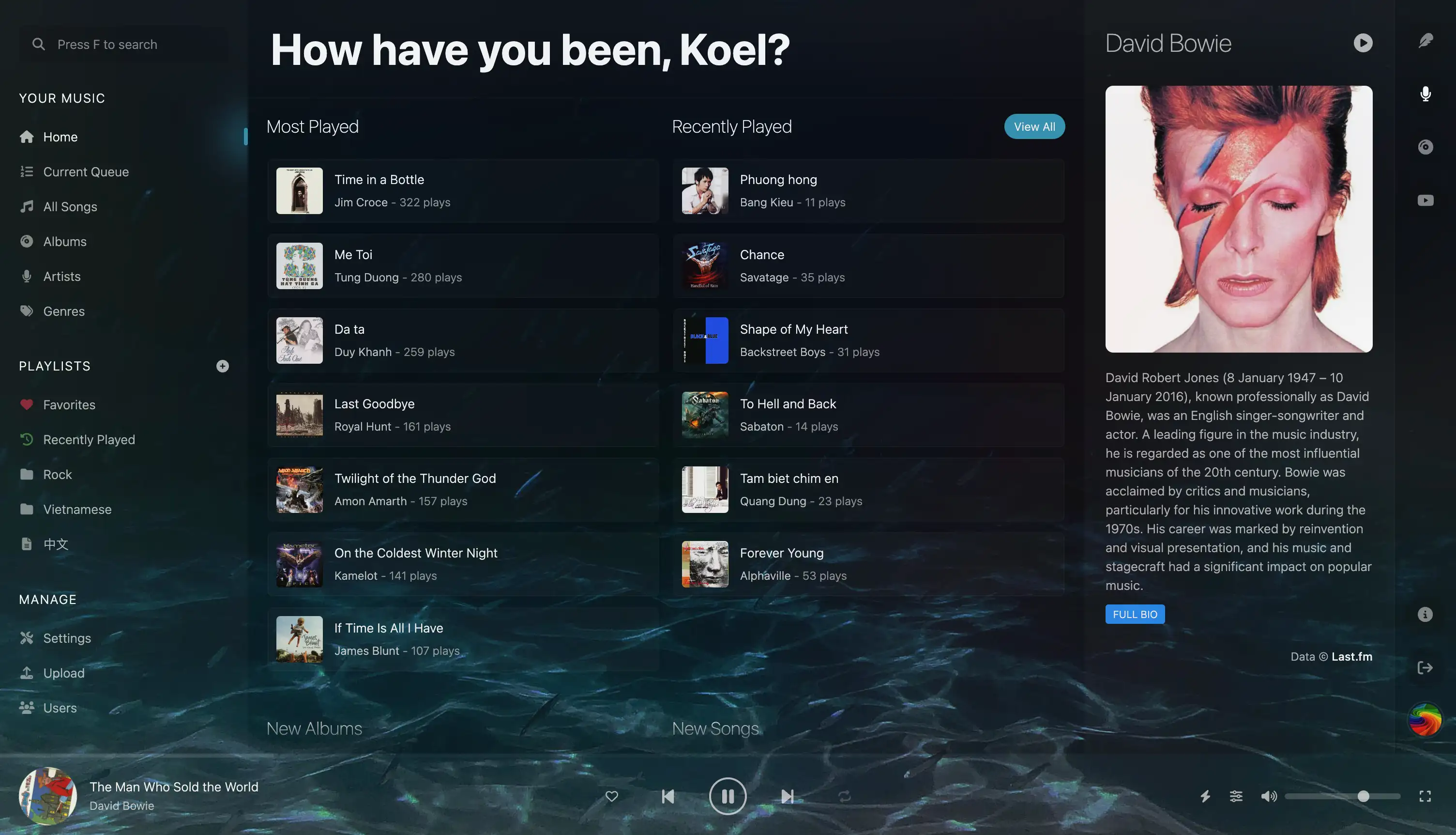 Koel's home page